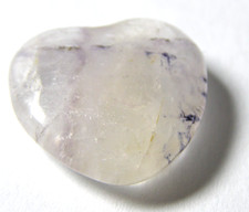 SMALL BLUE JOHN HEART - FLUORITE, CASTLETON, DERBYSHIRE - 2.1 cms 4.85 gms #B