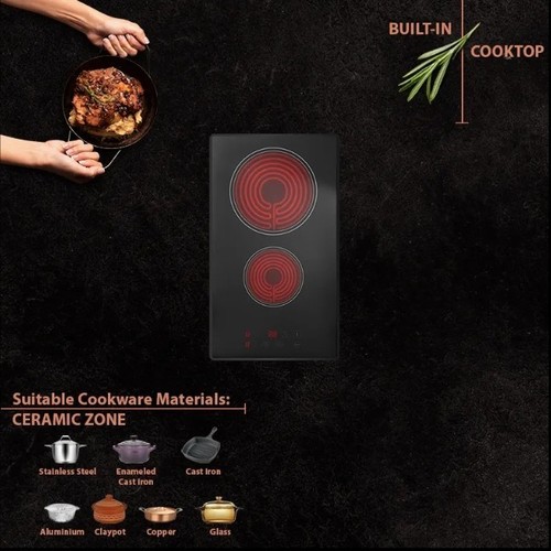 Built double induction hob - in,