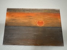 Tijuana Beach Sunset Oil