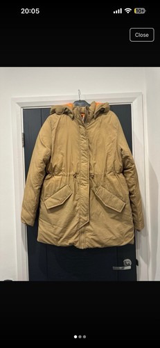 Age beige puffa coat - 13-14,
