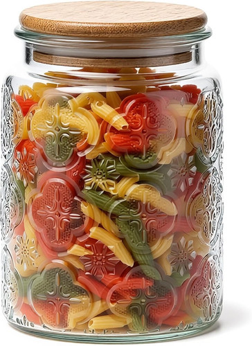 Vintage glass jar - vintage, with
