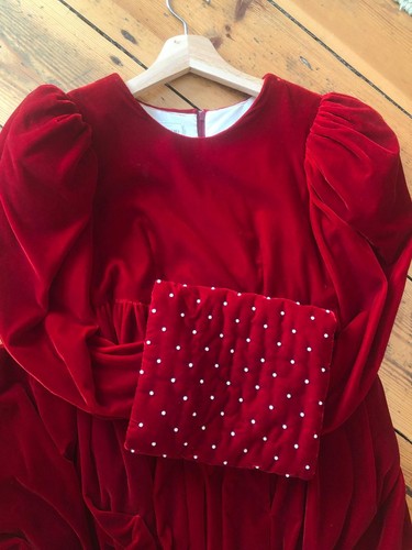 Vintage red velvet women - vintage, women's