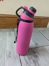 Pink Sports Water Bottle with Twist Cap - BPA-Free Leakproof Gym/Outdoor Bottle 