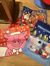 3 x Extra Large XL Christmas Gift Bag New Percy Pig