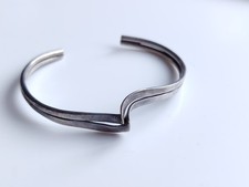 Sterling silver torque - sterling,