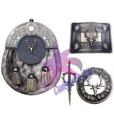Scottish kilt sporrans stag - cc,