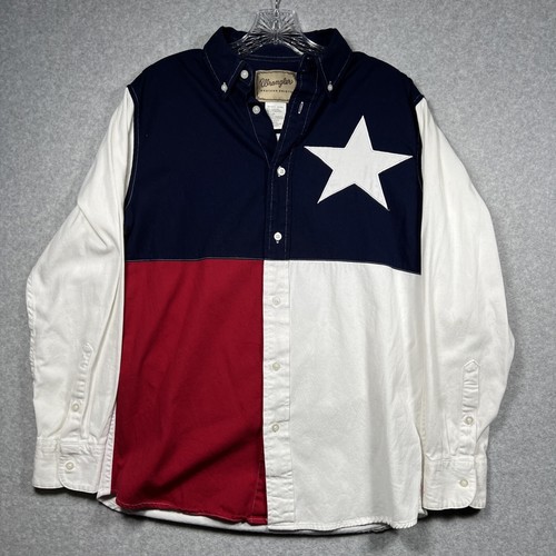 Wrangler texas flag western - wrangler,