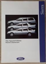 Ford Sierra Chasseur Special Edition Range Brochure 1991 - Hatch Sapphire Estate