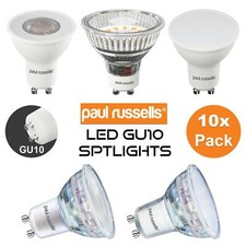 10 X LED GU10 Spotlight Lamps