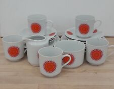 Vintage Winterling Kirchenlamitz Bavaria Porcelain Coffee Set 60s, incomplete