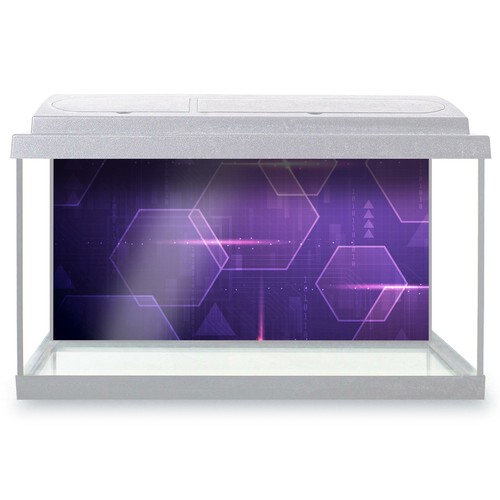 Fish tank background 90x45cm - fish,
