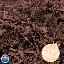 1 LB Deep Brown Crinkle Cut