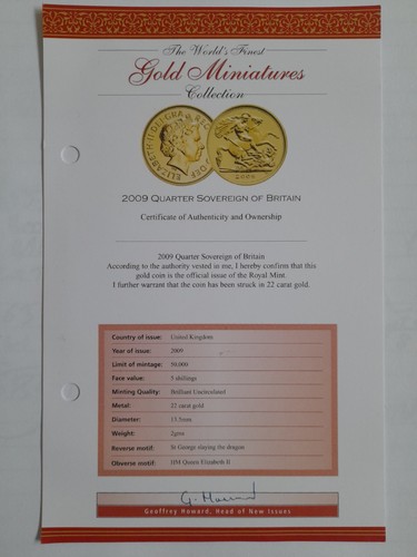 2009 o only quarter - 2009, c.o.a.&o