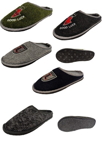 Men slippers - slippers, felt
