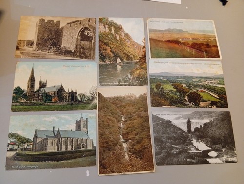 Bundle vintage postcards - 10,