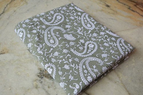 Yard hand printed paisley - yard,
