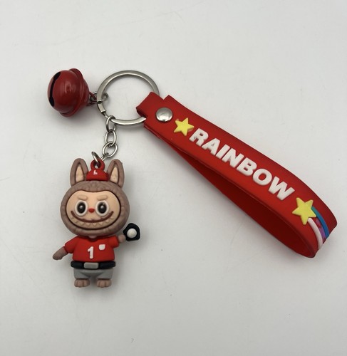 Labubu keyring set rainbow - keyring,