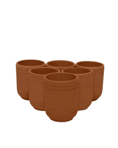 Handmade earthen clay - 6,