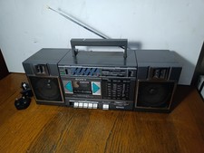 Vintage 80s SONY CFS-5000L Ghettoblaster Boombox Stereo Radio/Cassette UNTESTED 