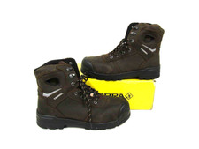 Terra Men's Marshal Waterproof Composite Toe Work Boots Brown, size 12 M