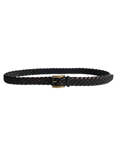 Mulberry leather braided weave - mulberry,