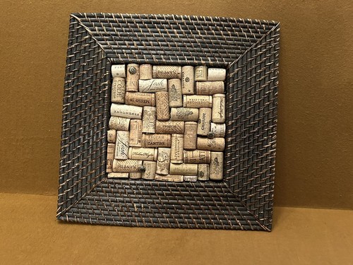 Vintage wine cork table - table, /wall