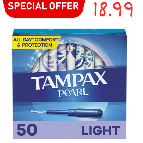 Tampax pearl tampons - tampax, with
