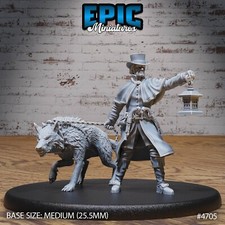 Watchman & Wolf D&D Dungeons and Dragons Miniature - Epic Miniatures 28mm