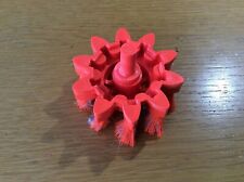 Vax Dual V Carpet Washer V-124A Orange Floor Head Scrub Brush, Shampoo Cleaner