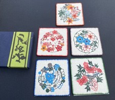 5 Set - Vintage Japanese or Japanese Style Coasters