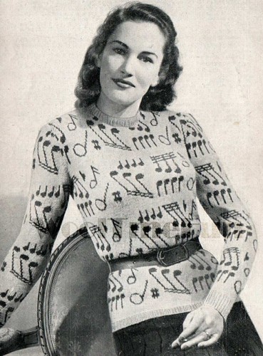Vintage knitting pattern - vintage,