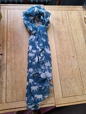 Women's Scarf Shawl blue with