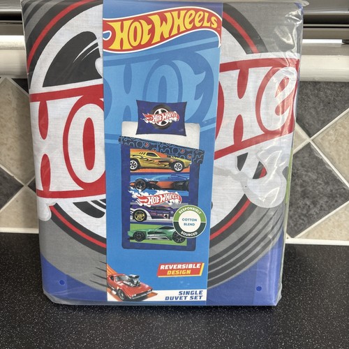 Hot wheels single duvet cover - wheels,