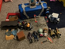 Fortnite Figures & Toys Bundle Battle Bus Weapons Vehicles 