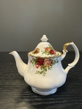 Royal Albert, Old Country Roses, Small Teapot, 3” High