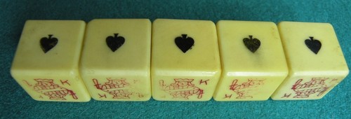 Vintage poker dice pre - vintage,
