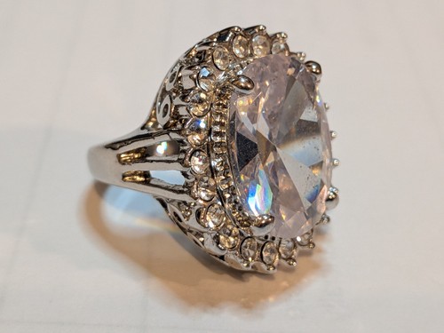 Cocktail ring large - , glass