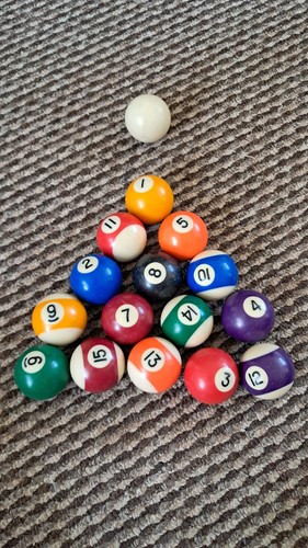 Vintage billiard ball - , set