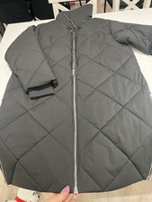 Black zipped coat women's size