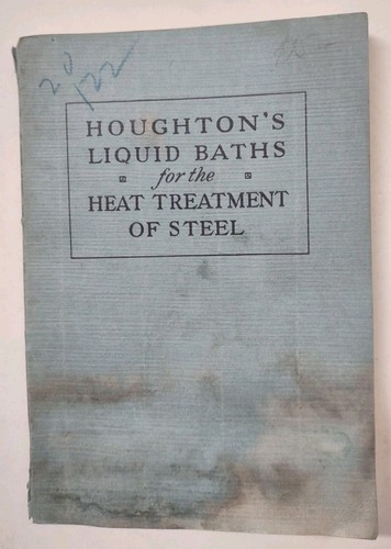 Houghton liquid baths - baths, 1926