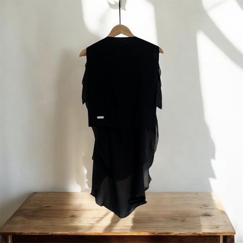 Yemeni black chiffon silk - chiffon, 2