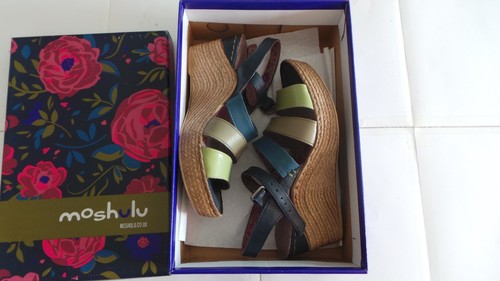 Boxed moshulu leather - moshulu, wedge