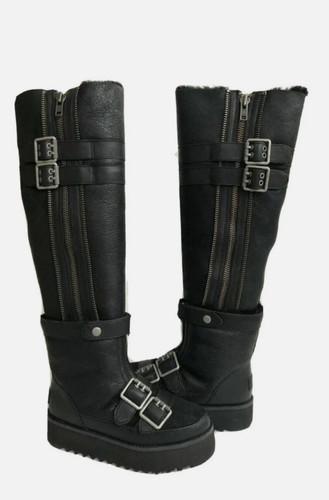 Ugg tall moto punk shearling - ugg,