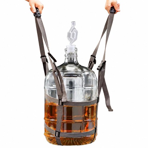Carboy carrier gallon - gallon, glass