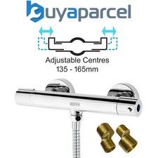 Bristan Zing Thermostatic Bar Mixer Valve Shower Cool Touch 135 - 165mm Centres