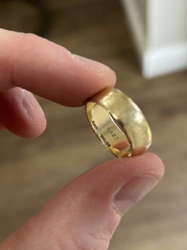 9ct gold 7mm men wedding - 9ct,