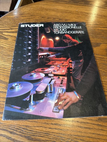 Studer a80 mkii brochure - mkii,