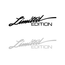 LIMITED EDITION Letter Car Decal Window Vinyl Sticker Universal Accessories 