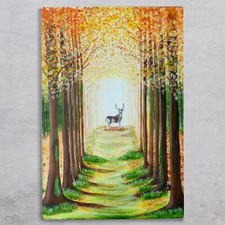 Tree & Deer Ceramic Tile