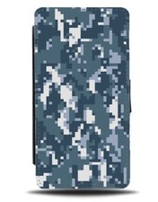 Digital Blue Camouflage Flip